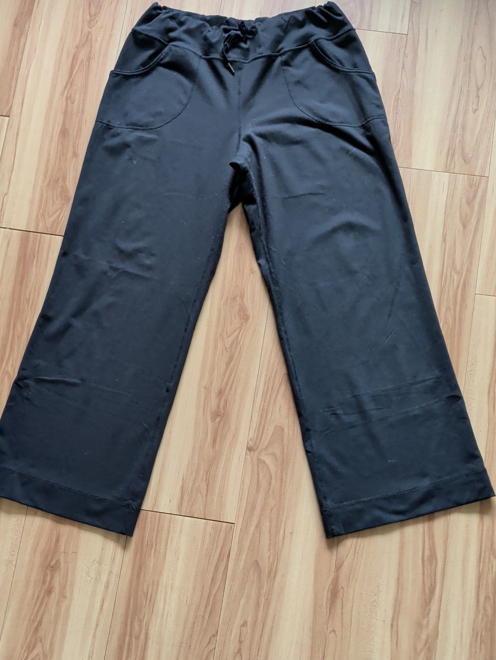 Relaxed Wide-Leg Black Lululemon Pants
